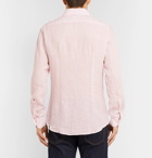 Incotex - Slim-Fit Linen Shirt - Men - Pink