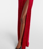 Balenciaga Velvet corset gown