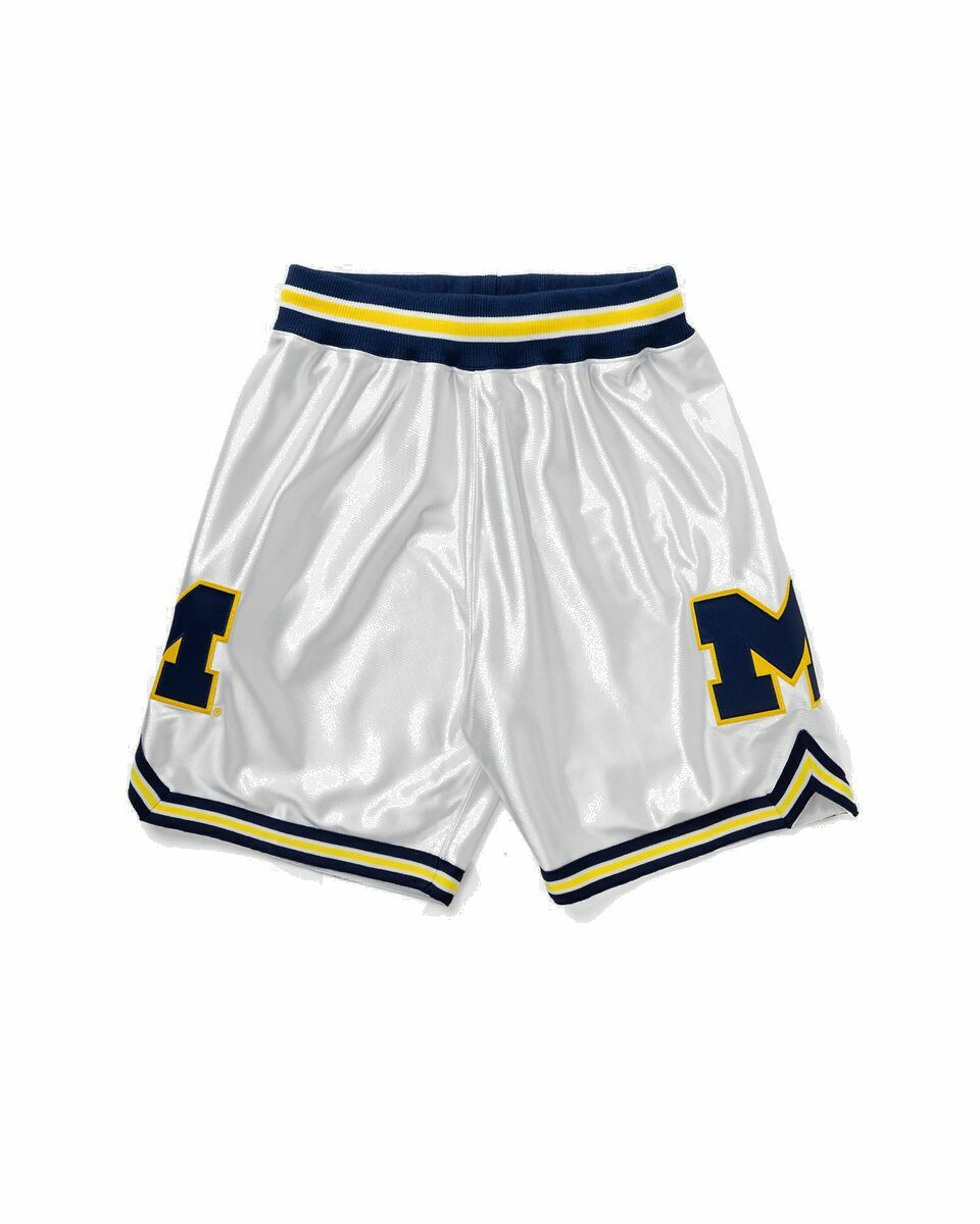 Photo: Mitchell & Ness Nba Authentic Shorts University Of Michigan 1991 White - Mens - Sport & Team Shorts