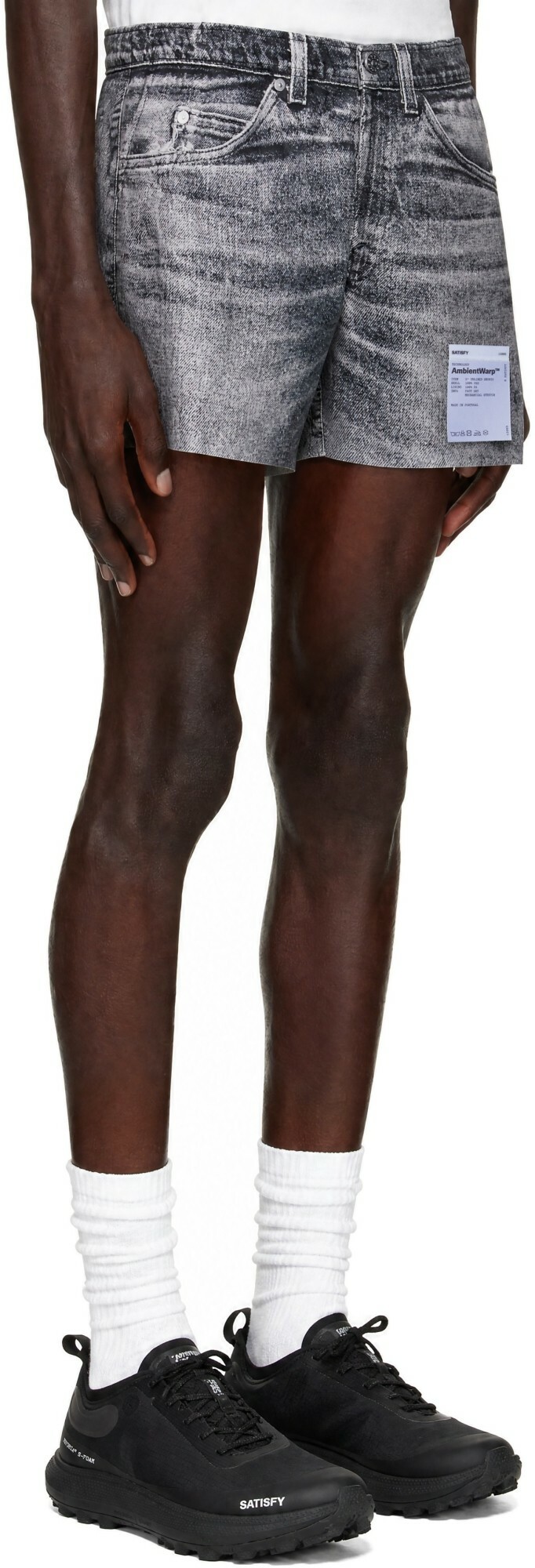 Satisfy Gray PeaceShell Unlined Shorts