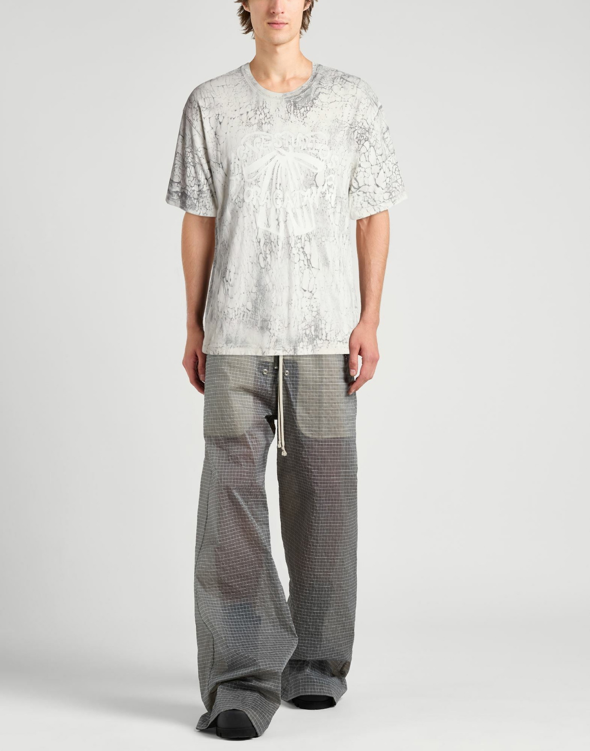 Acne Studios Mens T-shirt Cream