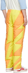 ERL Orange & Yellow Puffer Woven Lounge Pants