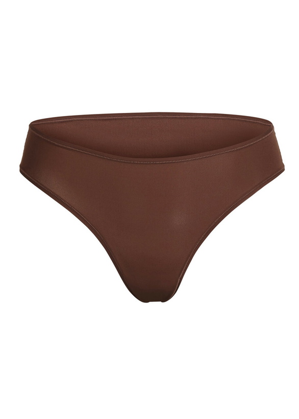 Photo: Skims Stretch-jersey Cheeky Briefs Brown