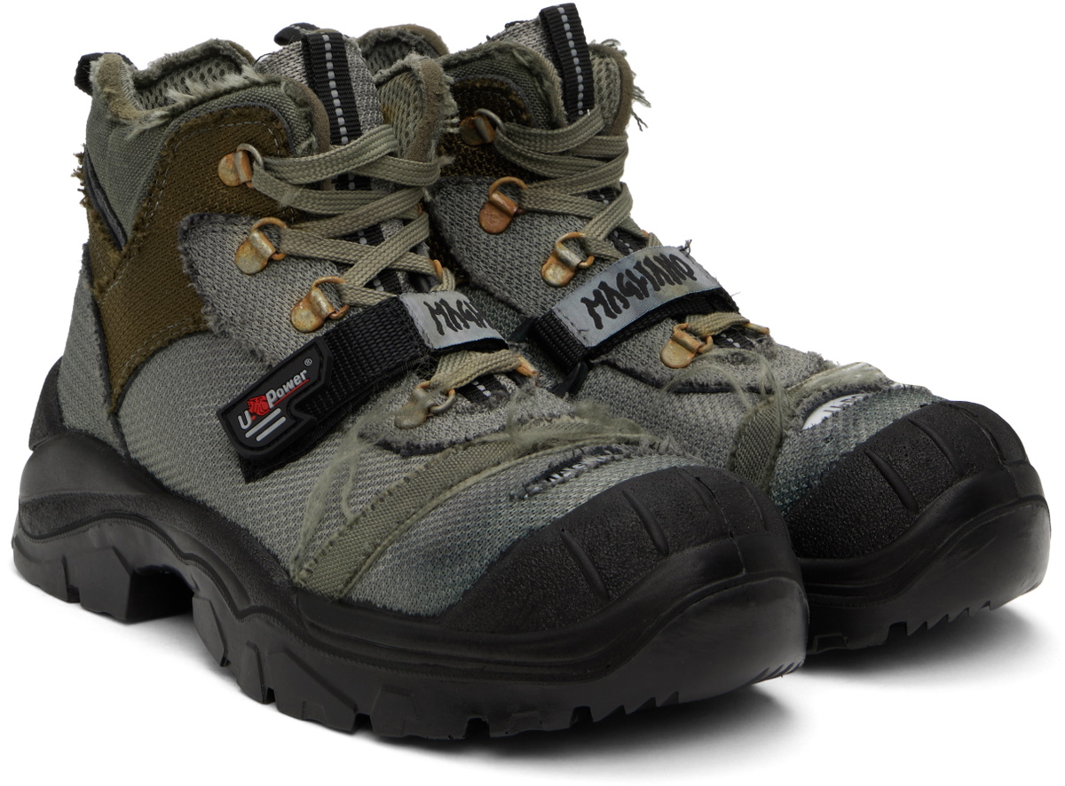 Magliano Gray & Khaki U-Power Latitude Boots