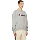 Kenzo Grey Oversized Logo Sweatshirt