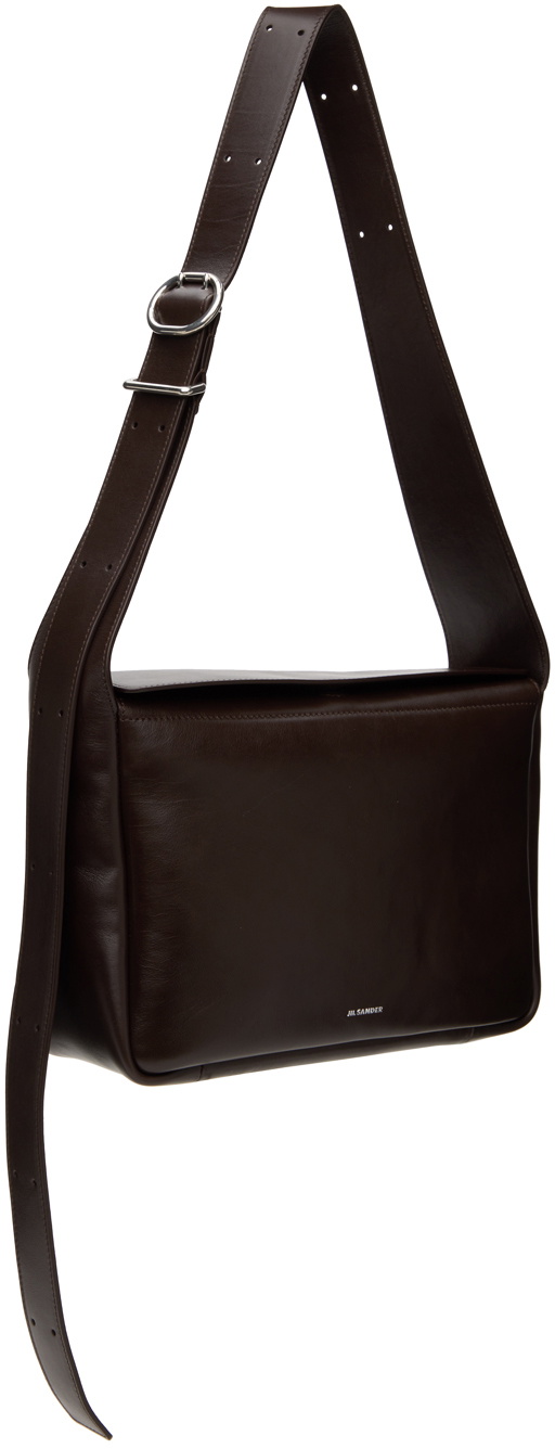 ★Jil Sander★ Small Flap Shoulder Bag Cashew Brown J07WG007 MUSINSA | JIL SANDER Small Flap Shoulder Bag - Cashew Brown