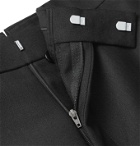 Maximilian Mogg - Wool and Mohair-Blend Tuxedo Trousers - Black