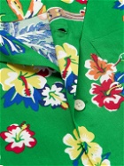 Polo Ralph Lauren - Clady Convertible-Collar Printed Woven Shirt - Green