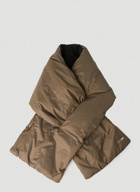 Padded Scarf in Brown