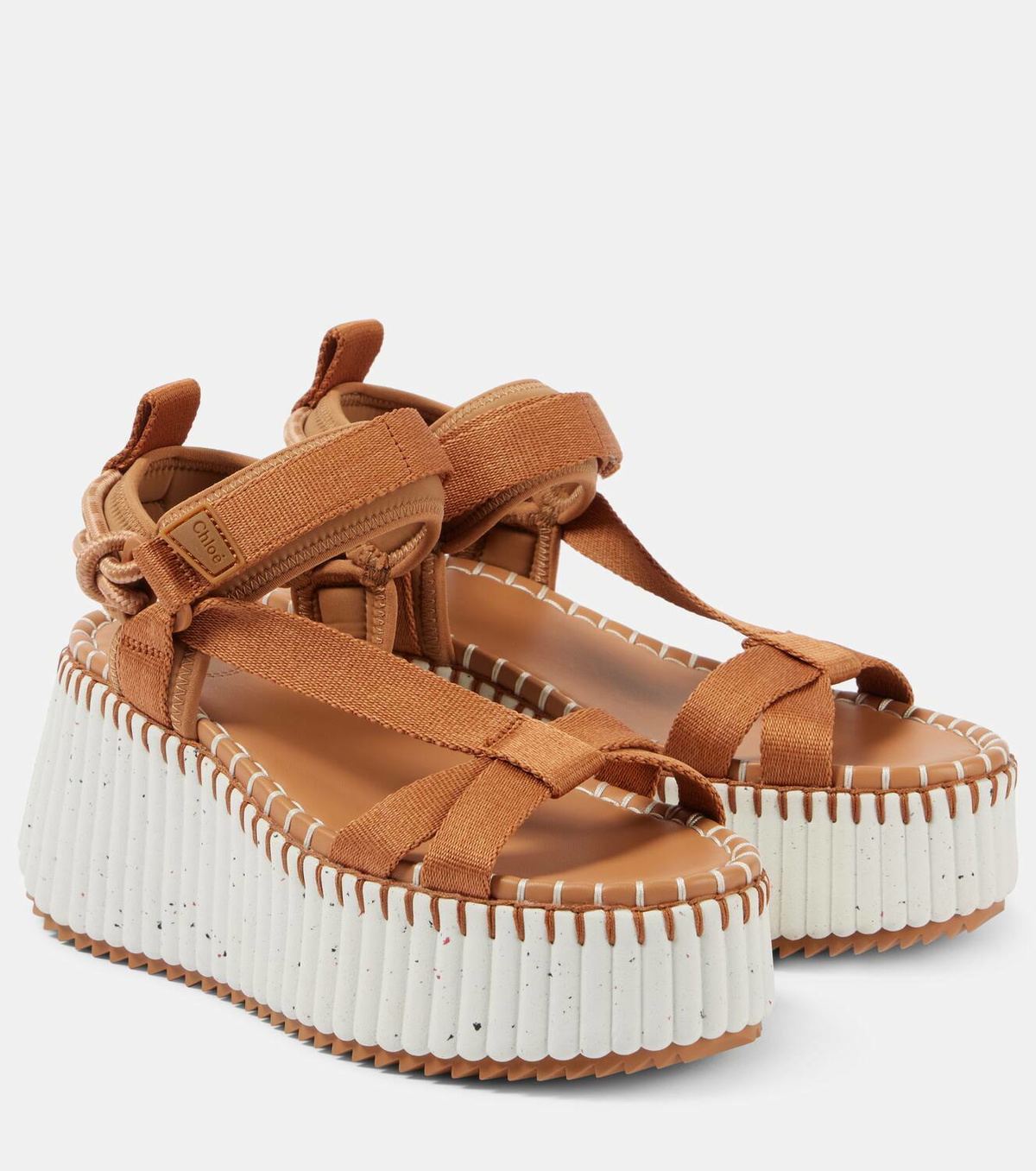 【Chloe】 Nama 80 leather wedge sandals Chloé Nama 80 leather wedge sandals Chloe