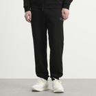 Moncler Men's Stripe Logo Sweatpants in Black