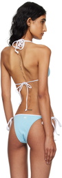 Miaou Blue Kauai Bikini Top