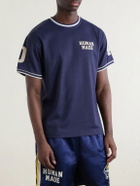 Human Made - Logo-Print Jersey T-Shirt - Blue