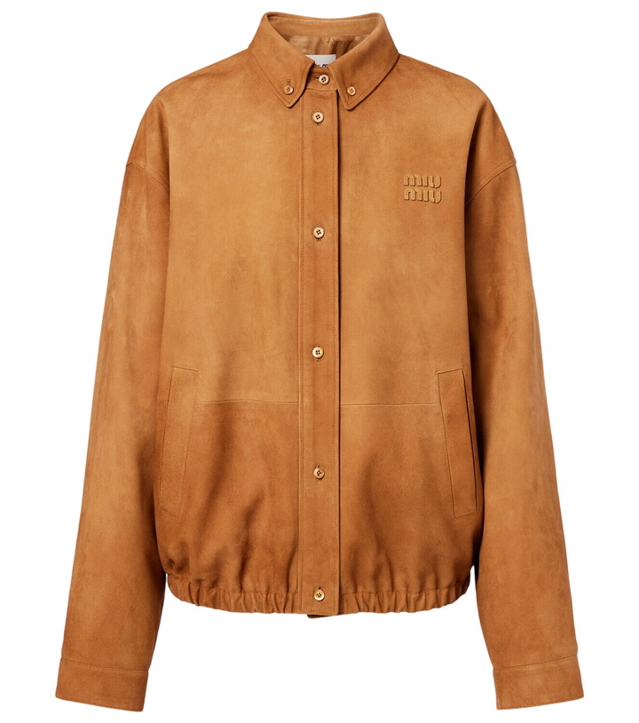 Photo: Miu Miu Suede blouson jacket