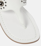 Alaïa Studded thong sandals