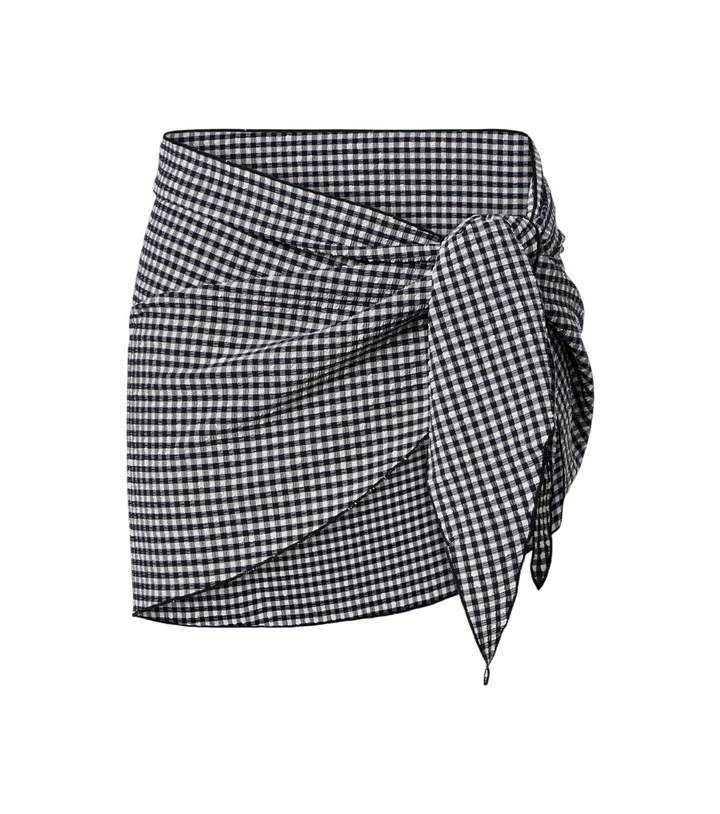 Photo: Montce Gingham beach cover-up