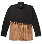 Our Legacy - Oversized Button-Down Collar Dip-Dyed Cotton-Poplin Shirt - Black