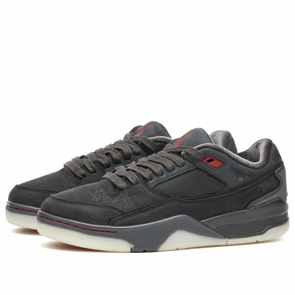 Air Jordan Flight Court SP Sneaker in Black/Red/Noir