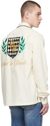 Rhude Off-White Linen Shirt