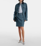 Loro Piana Joanne denim miniskirt