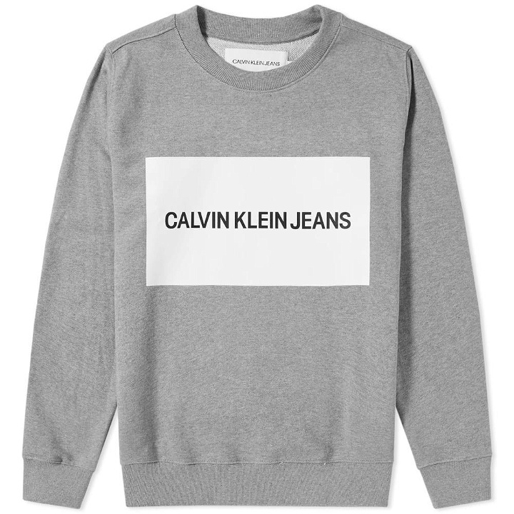 Photo: Calvin Klein Institutional Box Logo Sweat Grey