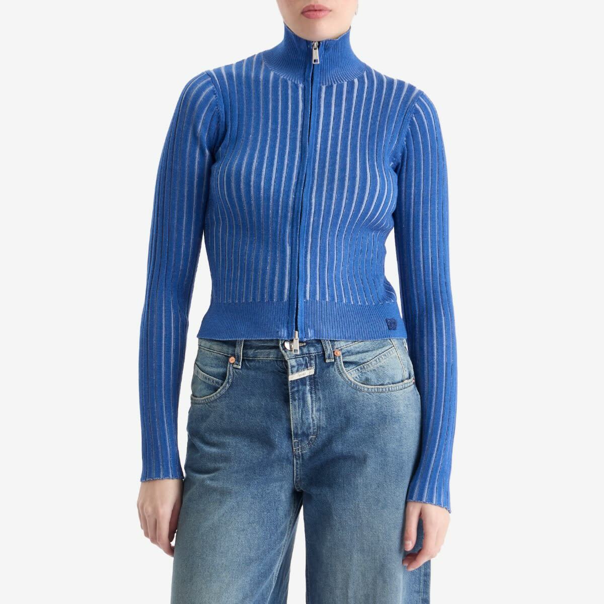Daily Paper Women's Dias Knit Cardigan in Tue Blue