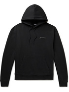 Jacquemus - Embroidered Organic Cotton-Jersey Hoodie - Black