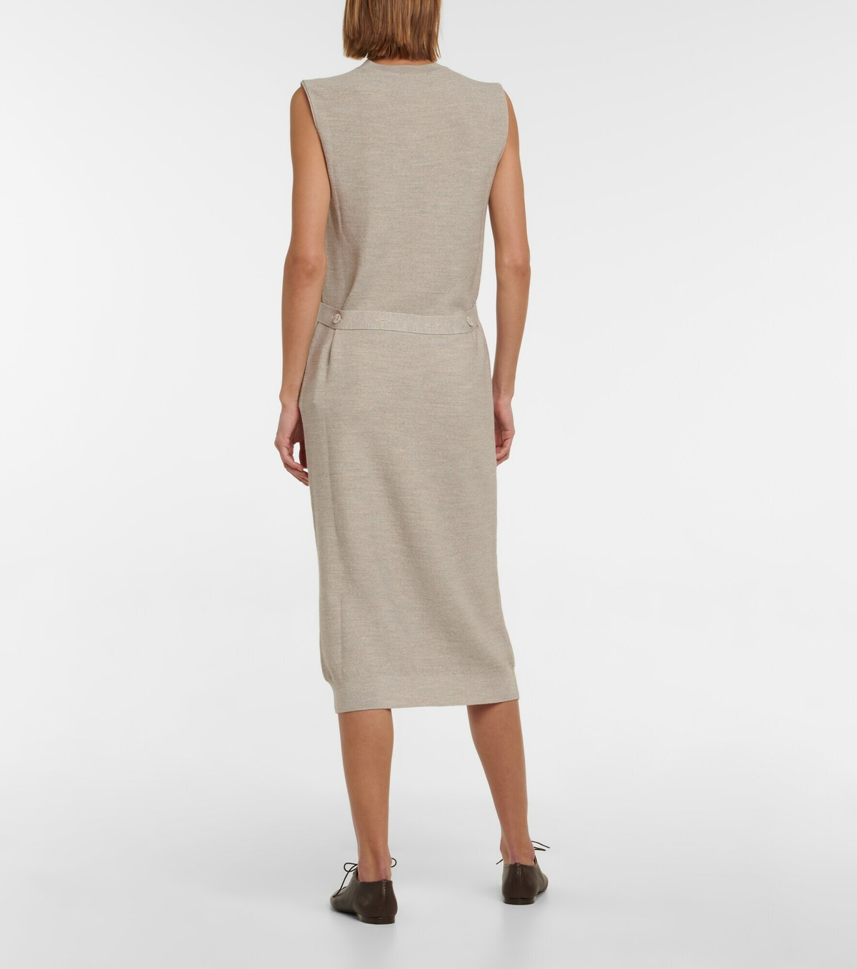 Lemaire - Wool-blend minidress