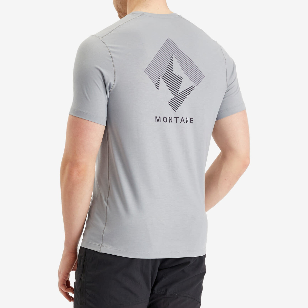 Montane Men's Alhena Mountain 25 T-Shirt in Pebble Blue