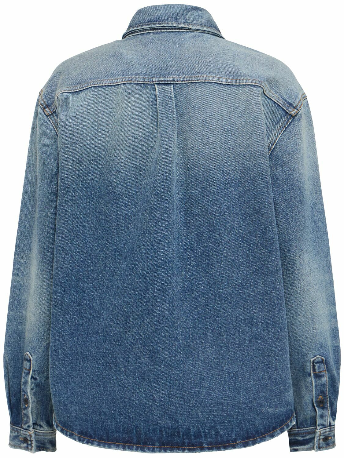 ANNAGRETA Luce Medium Wash Denim Shirt