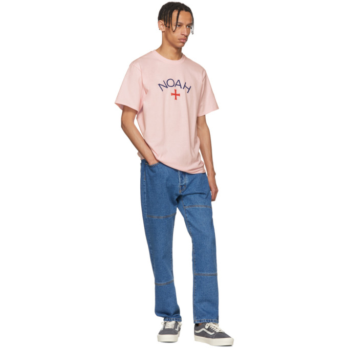 Noah NYC Pink Core Logo T-Shirt