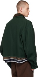 kolor Green Layered Jacket