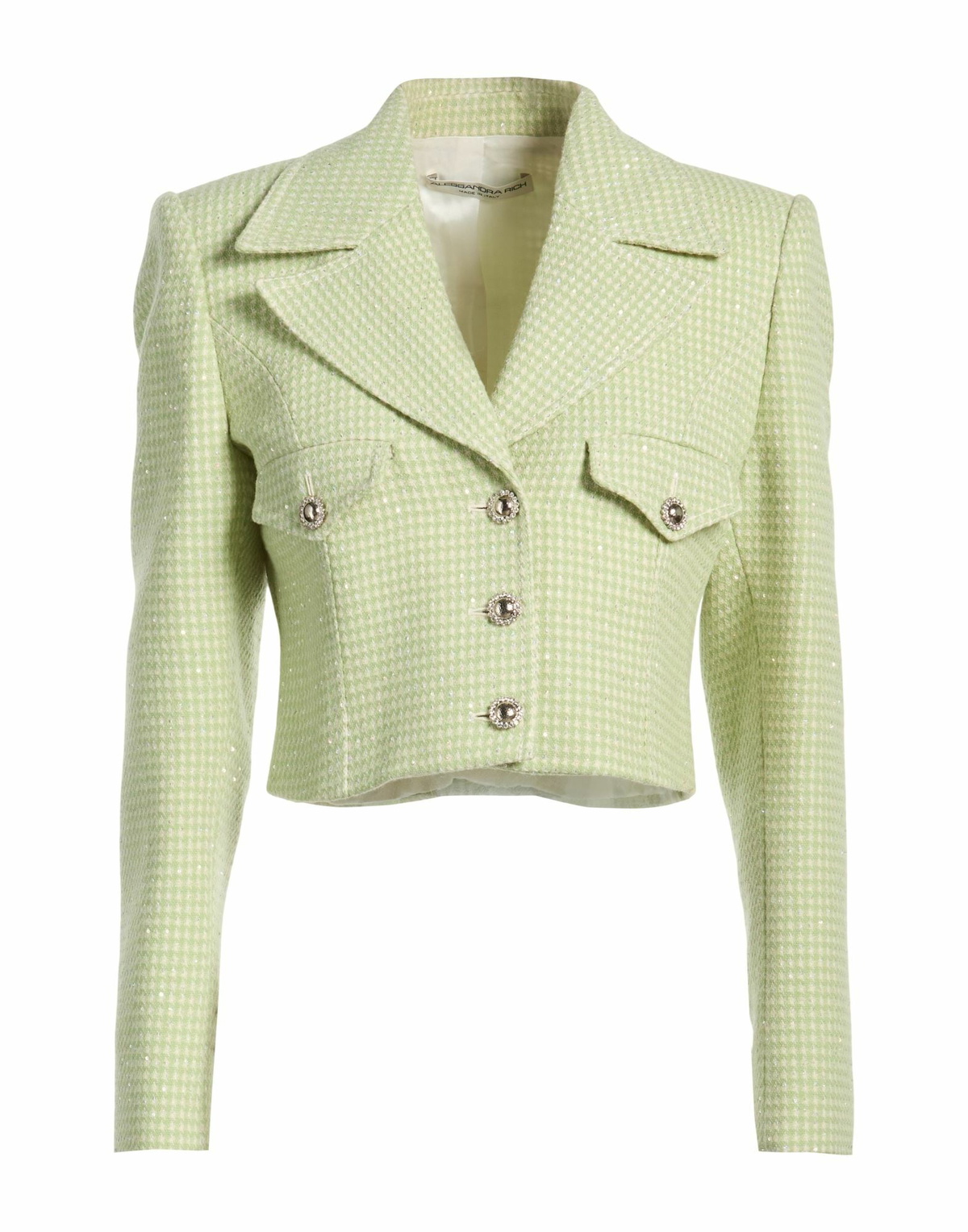 Alessandra Rich Womens Blazer Light in Green