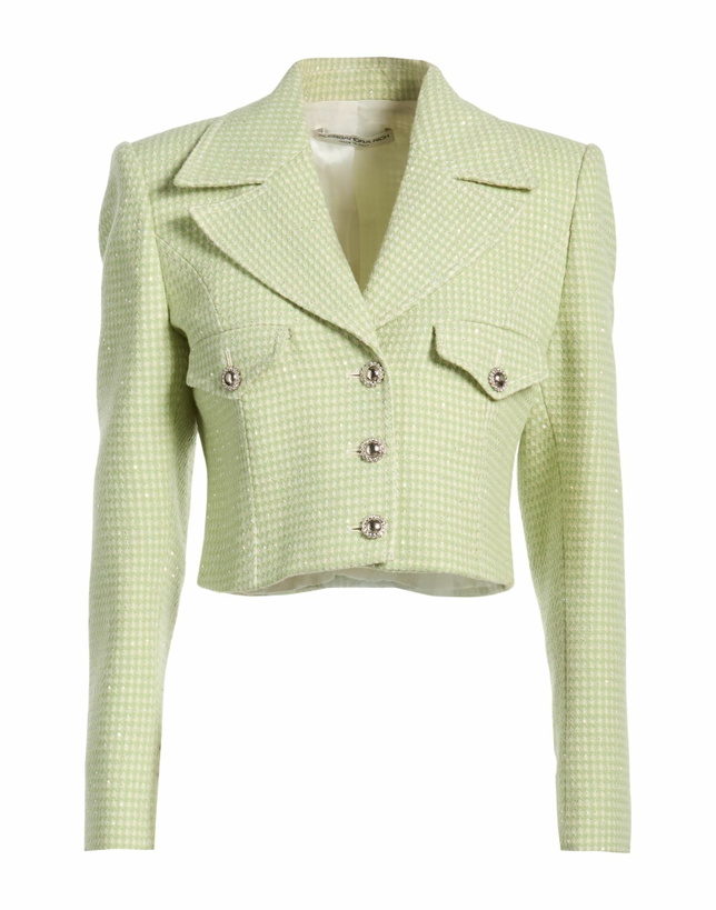 Photo: Alessandra Rich Womens Blazer Light in Green