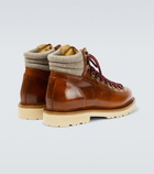 Brunello Cucinelli Leather lace-up boots