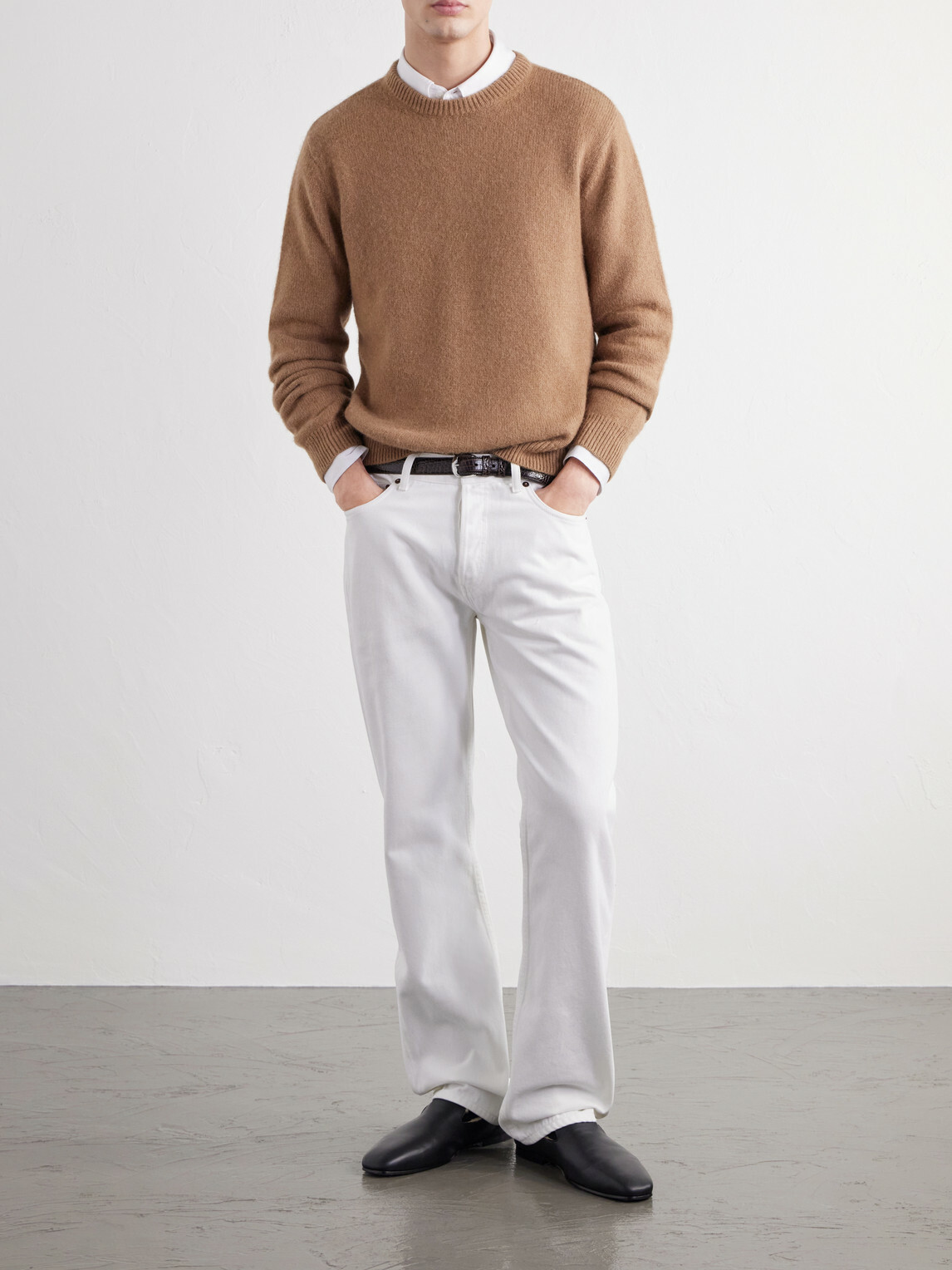 TOTEME - Camel Hair Sweater - Brown