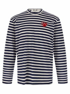 Comme des Garçons Play Logo Patch Stripes T-shirt