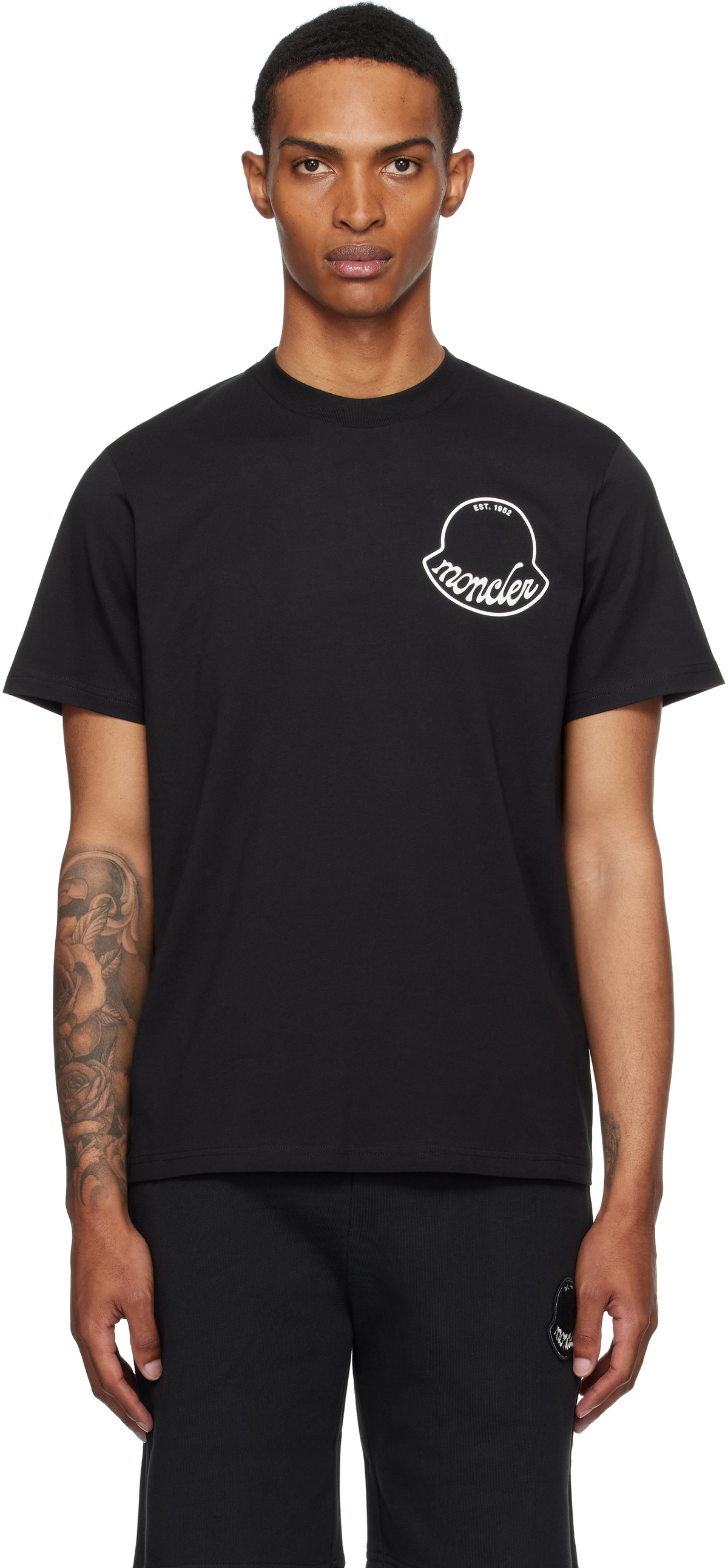 【関税込み】Moncler ネイビー Archivio Creativo Tシャツ Moncler Navy Archivio Creativo T-shirt Moncler