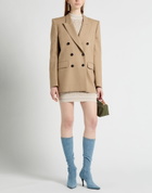 Msgm Womens Blazer Sand