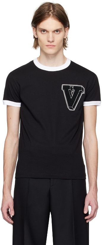 Photo: Valentino Black V-3D T-Shirt