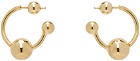 Jean Paul Gaultier Gold Piercing Earrings