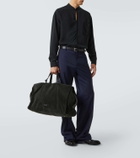 Giorgio Armani Suede duffel bag