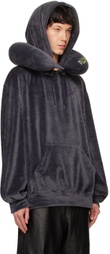 doublet Gray Neck Pillow Hoodie
