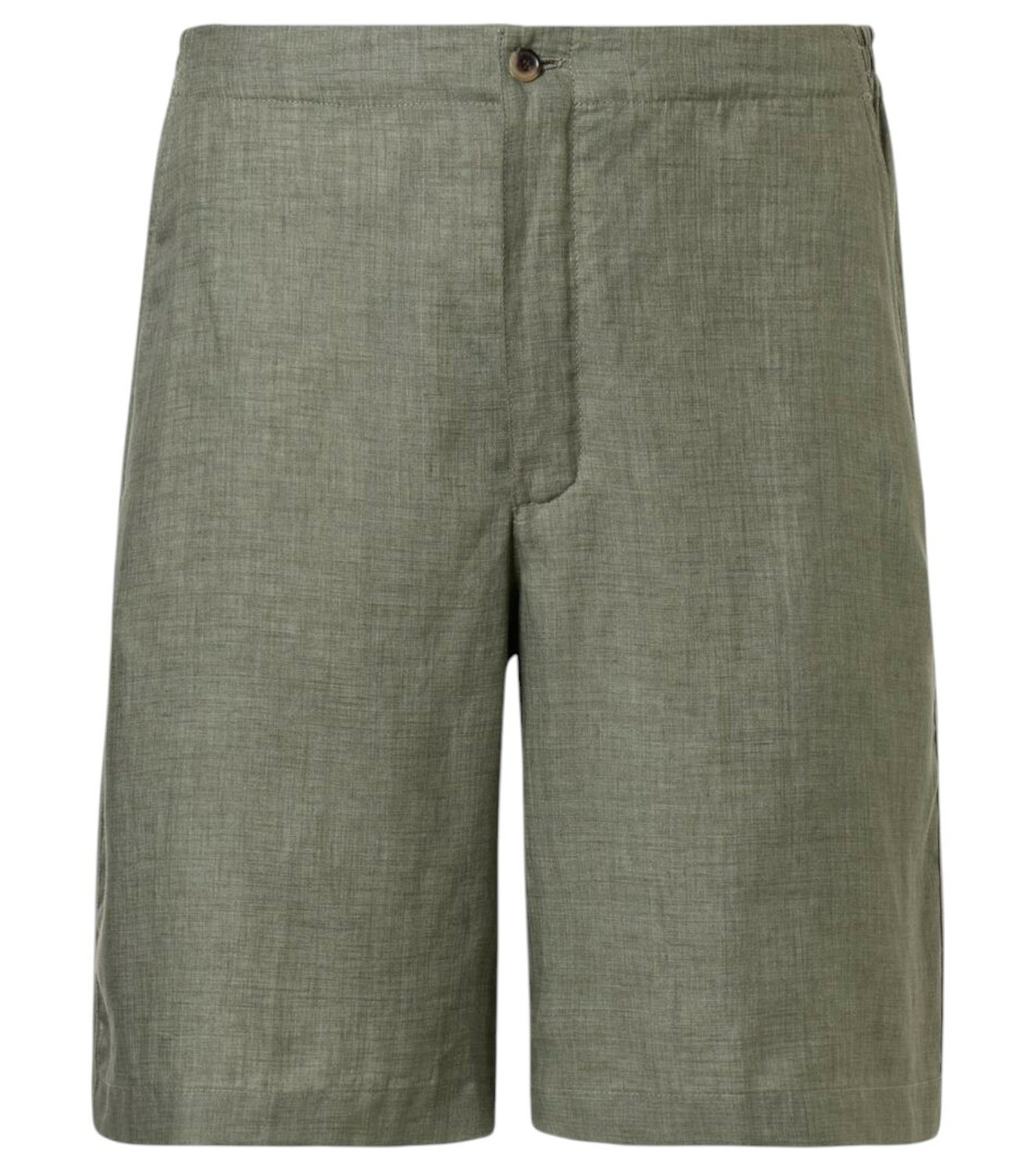 ハーフ・ショートパンツ LORO PIANA Men Shorts FAP0399E345 BROWN LORO PIANA Straight-Leg Linen Drawstring Bermuda Shorts for