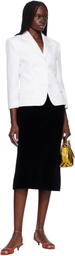 Marni White Poplin Baby Single Breasted Blazer