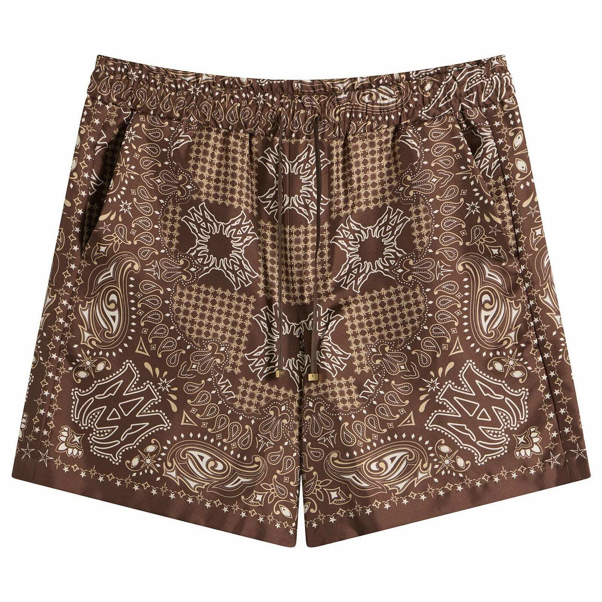 Amiri Men's MA Check Short in Tobacco