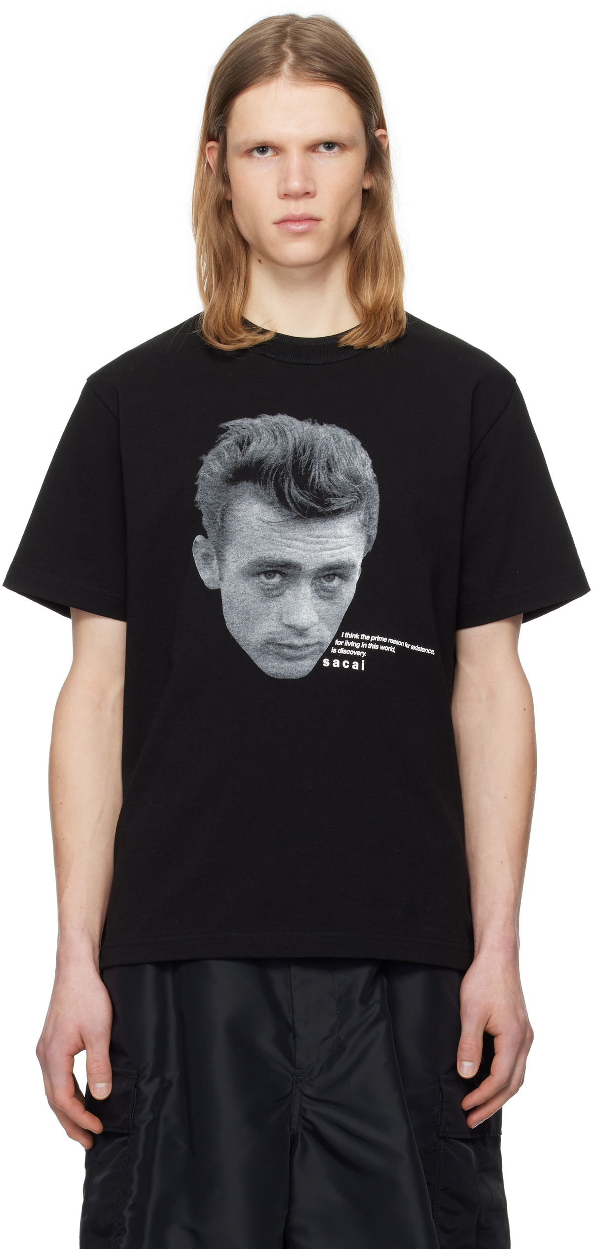 【Sacai】ブラック James Dean Tシャツ sacai Black James Dean T-shirt Sacai
