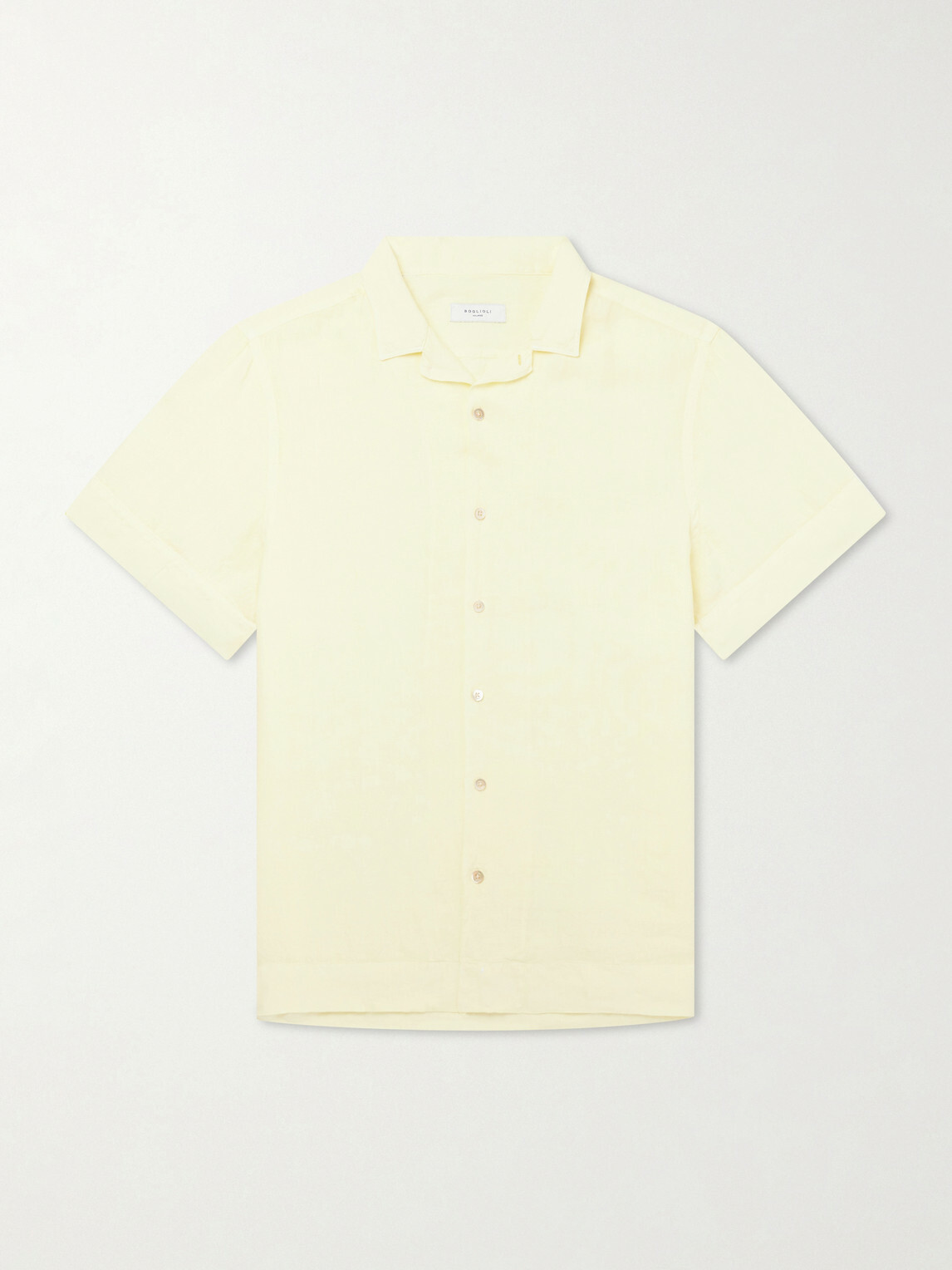 Boglioli - Linen Shirt - Yellow