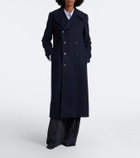 Polo Ralph Lauren Shearling-trimmed wool coat