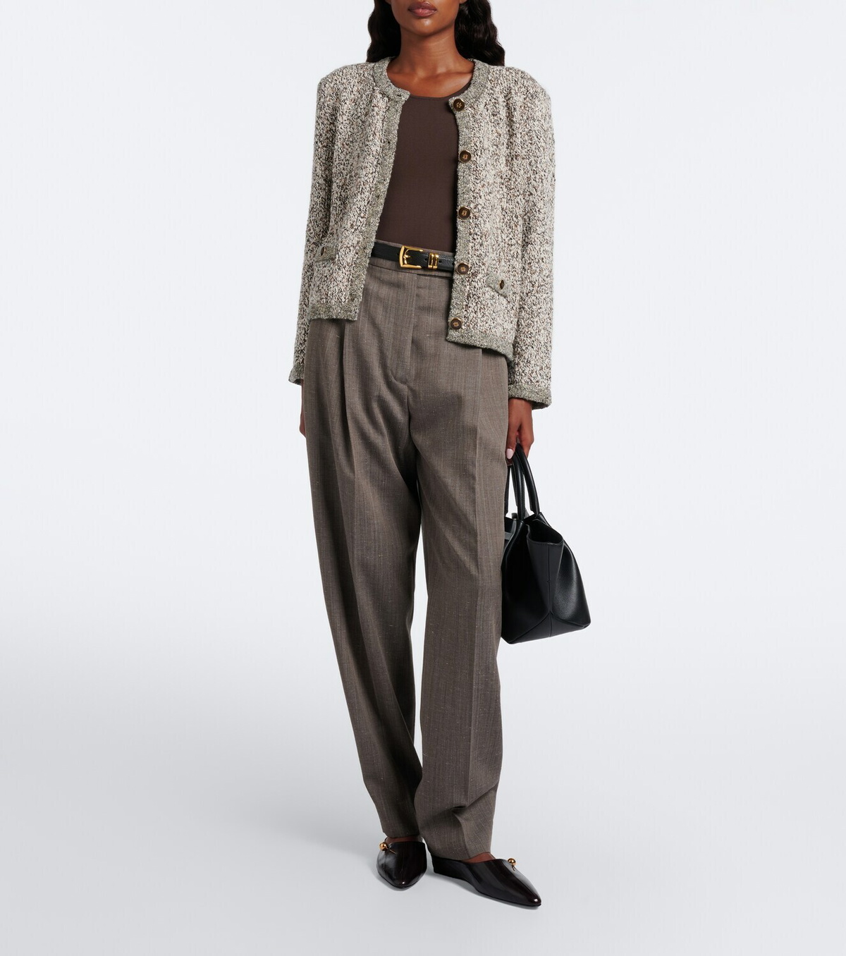 Veronica Beard Rexton knitted cotton-blend cardigan